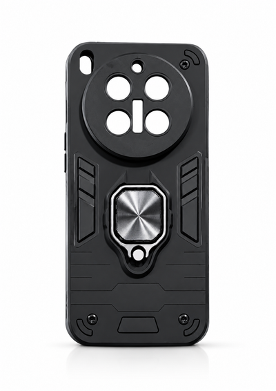 Vivo X300 Pro 5G Rugged Magnetic Phone Case with 360° Rotating Ring Stand Shockproof Protective Cover