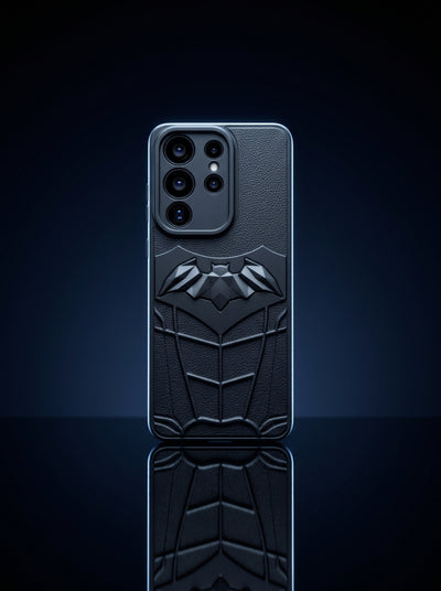 Vivo V60 5G Batman Inspired Rugged Phone Case Protective Shockproof Cover with Textured Grip