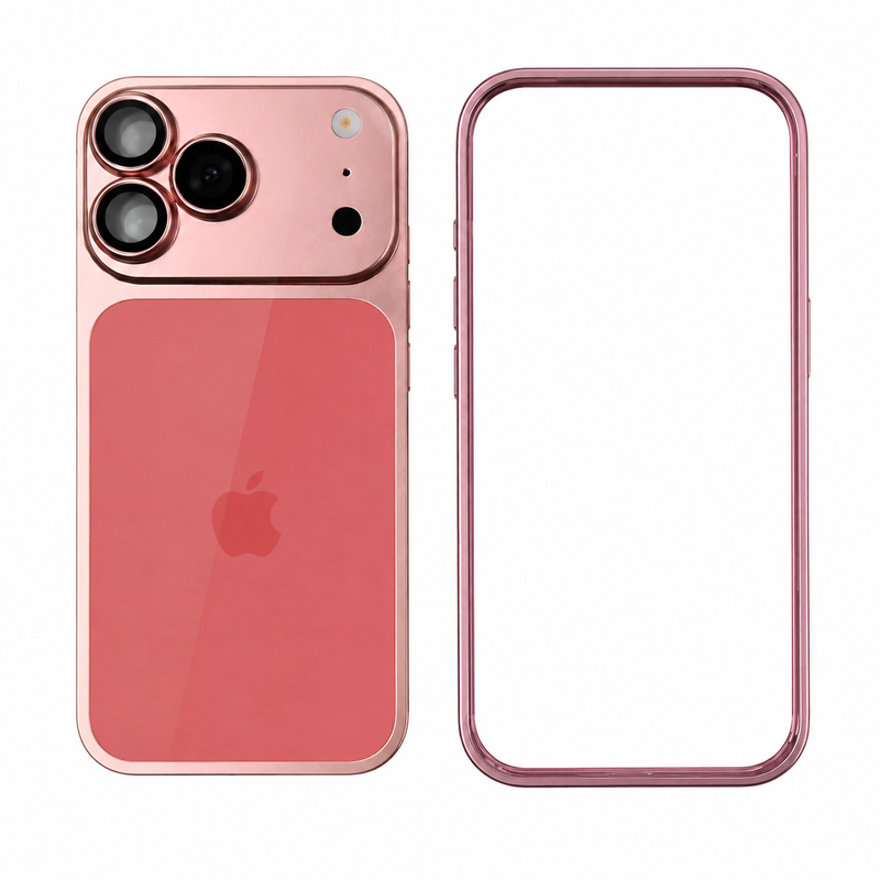 iPhone 16 Luxury Aluminum Metal Bumper Phone Case with Camera Protection