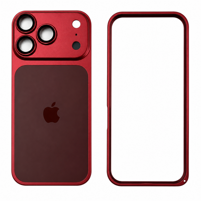 iPhone 16 Pro Luxury Aluminum Metal Bumper Phone Case with Camera Protection