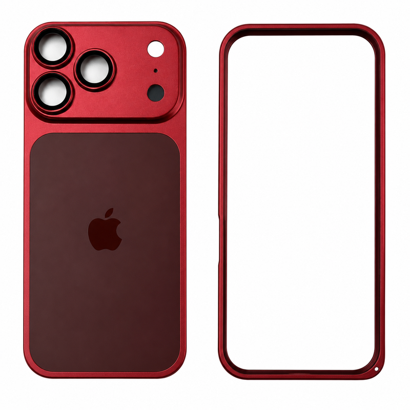 iPhone 16 Pro Luxury Aluminum Metal Bumper Phone Case with Camera Protection