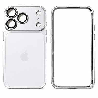 iPhone 17 Pro Luxury Aluminum Metal Bumper Phone Case with Camera Protection